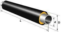 Труба стальная предварительно теплоизолированная в ПЭ оболочке 426/560